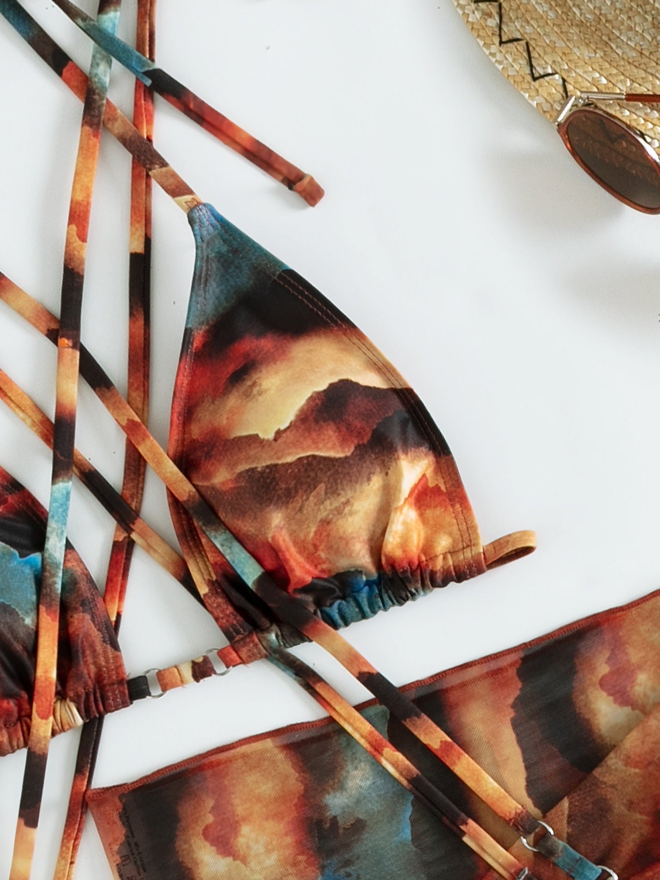 Ensemble Bikini 3 Pièces “Sunset Éclat”
