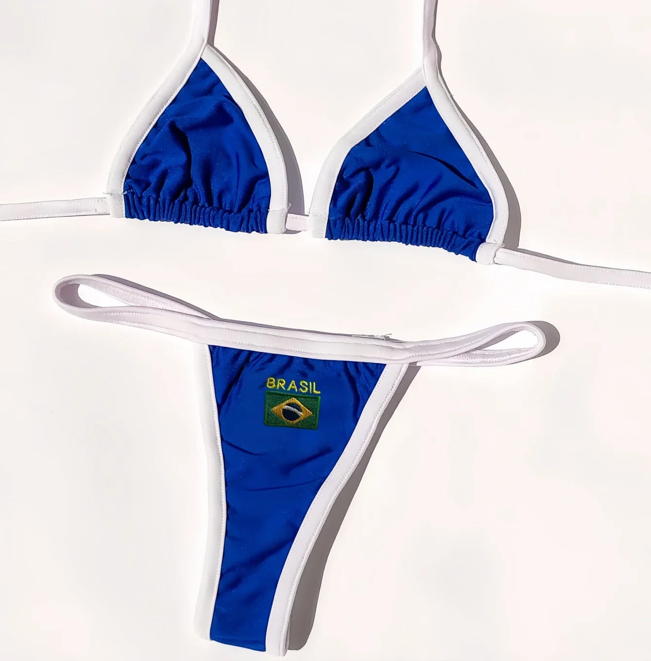 🇧🇷 Bikini BRASIL VIBES – Coupe string sexy et coloris emblématiques