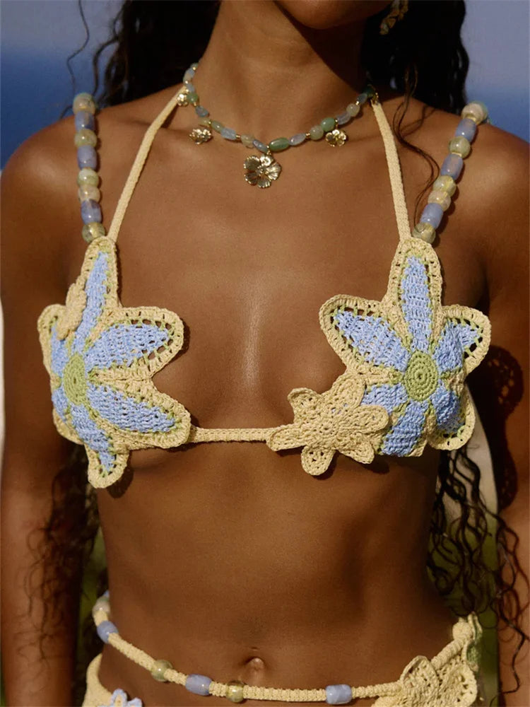 🌸 Ensemble Crochet Fleuri “Garden Babe”
