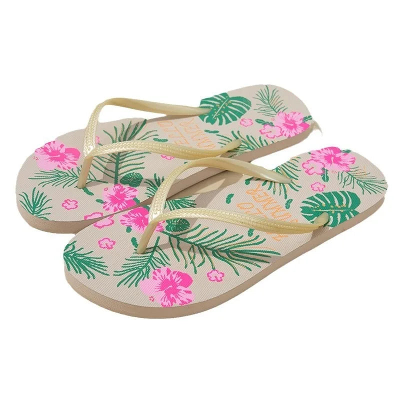 Tongs "Hello Summer" – Évasion tropicale assurée