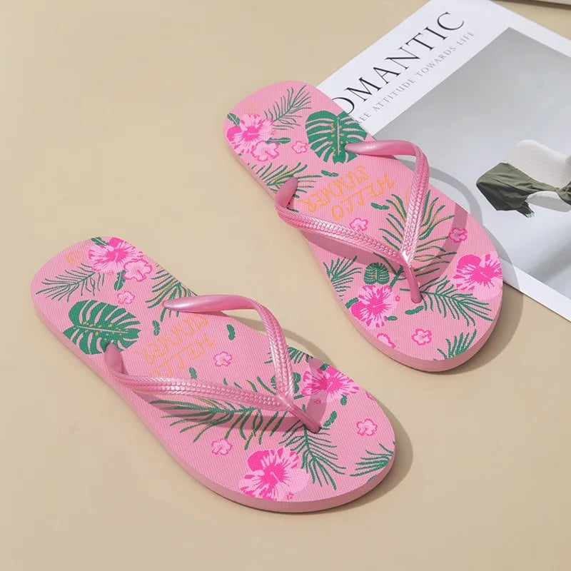 Tongs "Hello Summer" – Évasion tropicale assurée