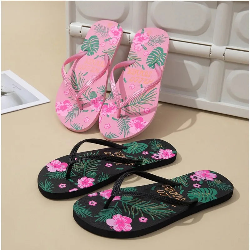 Sandalles pour femme "Hello Summer" – Évasion tropicale assurée