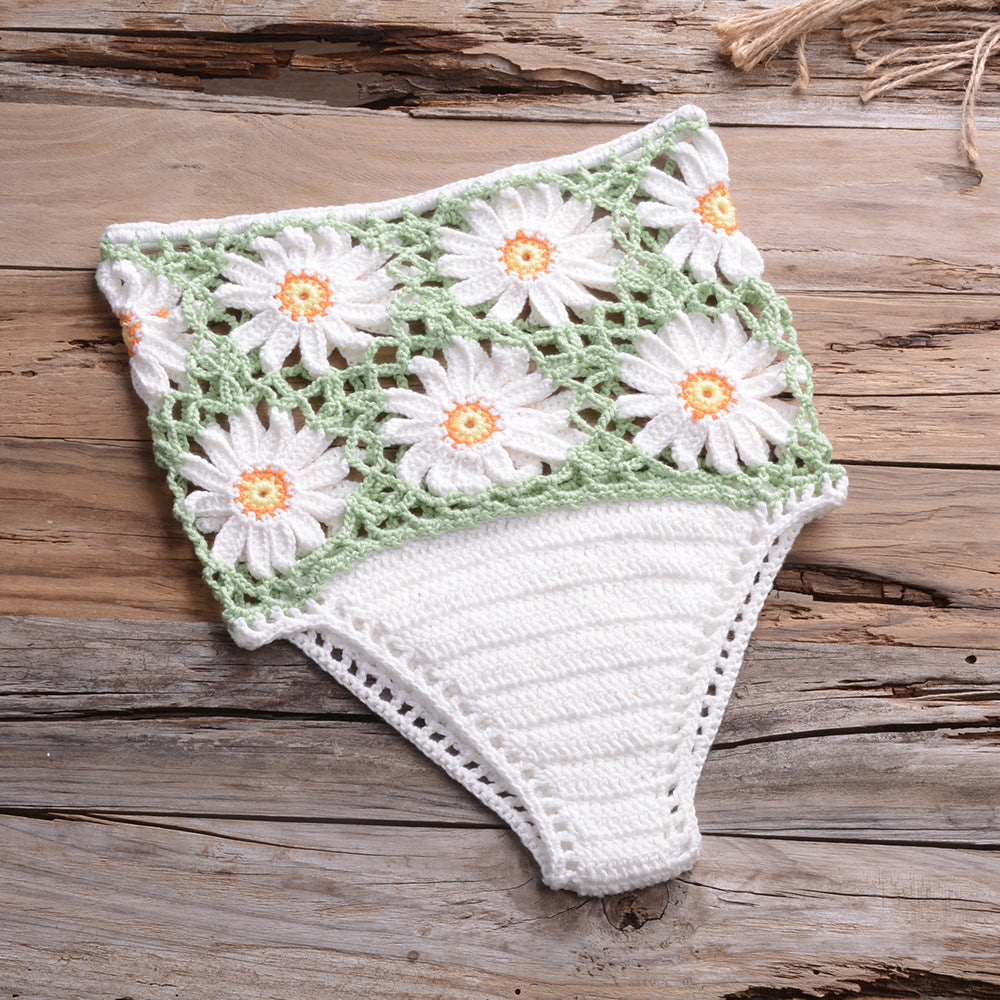 Maillot de bain en crochet bohême "Esmeralda" - Tout-en-Crochet bikini