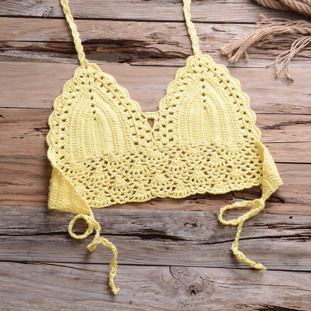 Maillot de bain crochet Thaïs - Tout-en-Crochet bikini