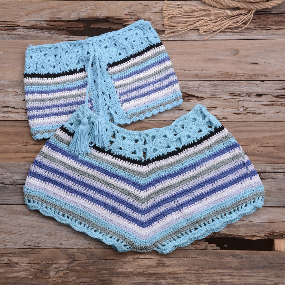 ⎨Réduction en cours⎬Ensemble en Crochet Emilia - Tout-en-Crochet ensemble