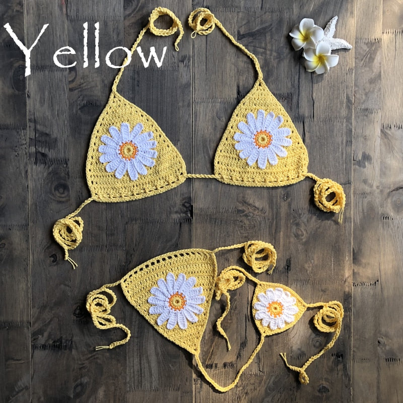 Bikini Toulouse en crochet - Tout-en-Crochet Sous-vêtements et chaussettes