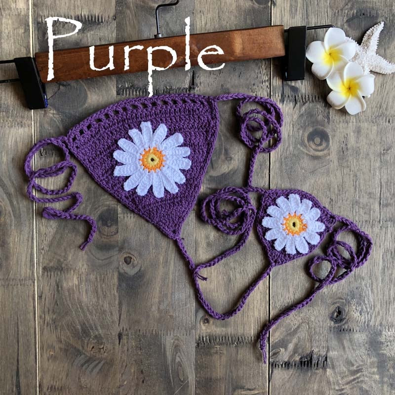 Bikini Toulouse en crochet - Tout-en-Crochet Sous-vêtements et chaussettes