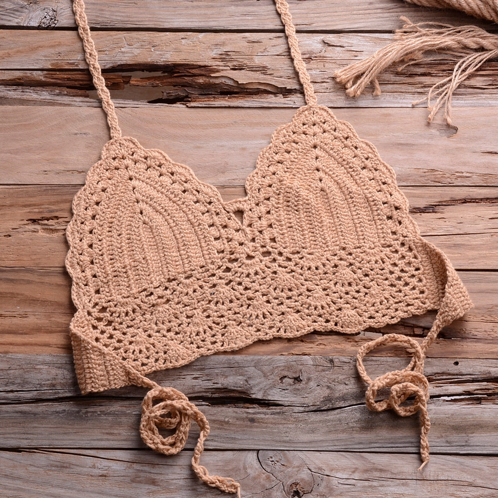 Maillot de bain crochet Thaïs - Tout-en-Crochet bikini