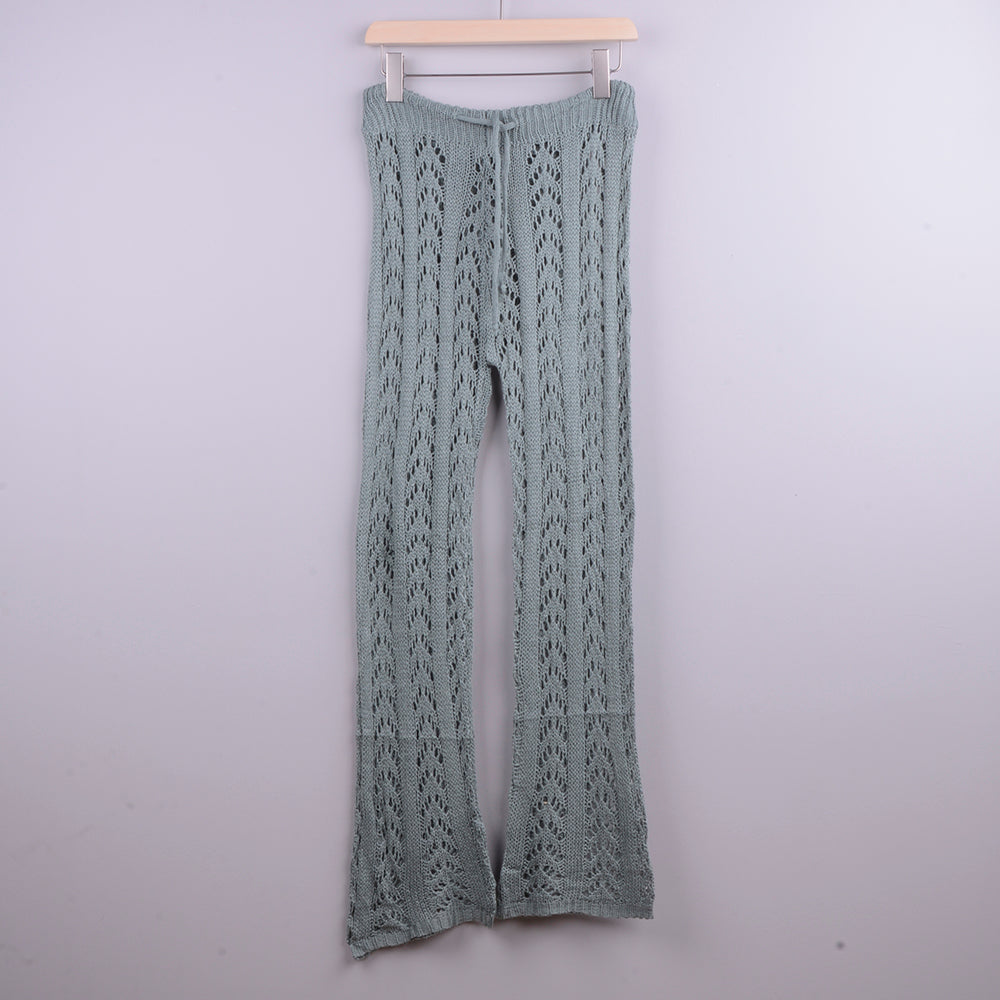 Pantalon à lacet en crochet - Tout-en-Crochet